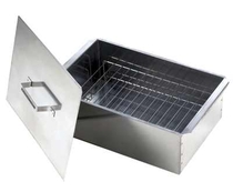 3-9254 Коптильня КЕДР двухъярус большая  500*270*175 (ст 0,8 мм) с ножками  и поддоном